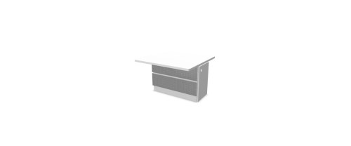 GUEST MODULE H74XW125CM - RIGHT-HAND CORNER MODULE - CLADDING - TOP SA MG