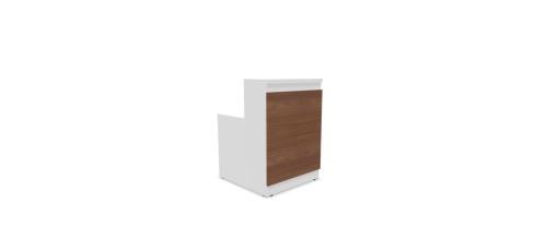 GUEST MODULE H113XW80CM - FREE STANDING - RL CLADDING - MG TOP